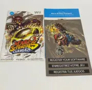 Mario Strikers Charged Wii Instruction Manual Booklet ONLY NO GAME