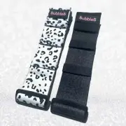 Adjustable Booty Bands, non slip, resistance bands, black, white