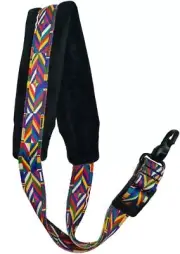 Rainbow Saxophone Neck Strap Adjustable Padded Strap for All Saxophones