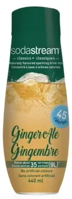 SodaStream Classic, Ginger Ale Flavour Drink Mix, 440mL
