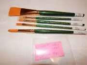 Brushes Watercolor Princeton series 4350 Synthetic/taclon, Set #41 ( 5pc)