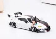 Aurora 1:64 Scale 86 Rocket Bunny Figure HKS Sports Model Diecast Metal Toy