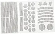 VANZACK Bike Sticker Reflective Belt Nail Stickers Decoration Stickers for Stickers Reflective Tape Reflection Tape Luminous Sticker High Visibility Sticker The Pet White