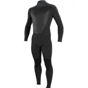 O'Neill Epic 4/3 Back-Zip Full Wetsuit - Blk/Gunmtl/Blk- Men's S