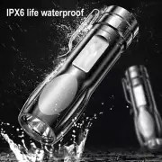 Mini LED Flashlight Pocket Tactical Bright Outdoor Camping Rechargeable Torch