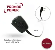 PTT Shoulder Speaker Mic for Kenwood & Baofeng Radios TK-3360 NX-320 H-777 UV-5R