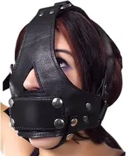 Strict Leather Bishop Head Harness with Removable Gag