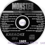 Female Country Monster Hits Karaoke CD+G 1009 Reba McEntire,The Judds,Tania T