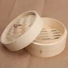 Natural Tray Soap Saver Bamboo Steamer Basket Soap Bar Dish Steaming Tool