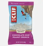 Clif Bar - Energy Bars - Chocolate Chip Peanut Crunch