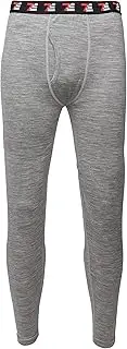 [7EVEN Men's Merino Wool Base Layer Pants - Midweight Wool Base Layer] 7EVEN 100% Merino Wool Mens Base Layer Bottom 230 GSM