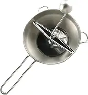 Food Masher and Strainer, Stainless Steel Fruit Vegetable Jam Mud Tool Grinder with 3 Milling Discs for Sauces, Kids Food, Puree