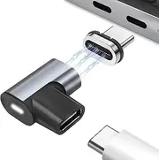 Magnetic USB C Adapter, 24Pins Type C Connector Support Thunderbolt 3,USB PD 100W Quick Charge,20Gb/s Data Transfer,4K@60 Hz Video Output Compatible with MacBook Pro/Air and More USB-C Devices