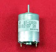 Mabuchi RF-130 Small Appliance DC Motor - 6 VDC - 8,100 RPM - RF-130CH-12250