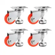 Swivel Leveling Castor 50Mm, Leveling Machine Caster, Retractable Castor Wheel f