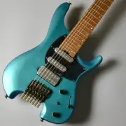 Ibanez Q547 Blue Chameleon Metallic Matte 7 Strings Electric Guitar with Gig Bag