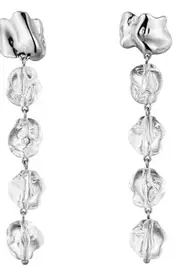 Sterling King Lucite® Drip Earrings in Sterling Silver at Nordstrom One Size