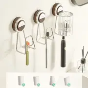 Suction Cup Toothbrush Rack Wall Mounted Electric Toothbrush Rack