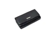 Tosca Women's Ladie's Card Cash Holder Multi Slot Wallet Purse 18.5x4x9.5cm BLK