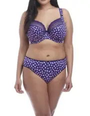 Elomi Kim Collection 38DD L Plunge Bra Brief Panty Set Eclipse 4340 4345 Navy