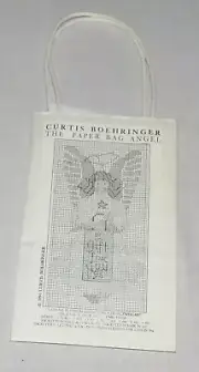 Curtis Boehringer The Paper Bag Angel Cross Stitch Chart & Fabric