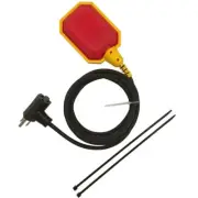 Sump Alarm Sump Pump Float Switch (Piggyback Plug) w/ 10-Foot Cord (Up To 13-...