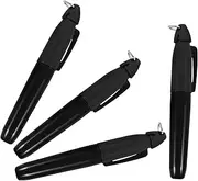 Abaodam Golf Supply 4pcs Plastic Golf Ball Markers Marking Pen for Golfing Alignment Tool Line Marking Pens Reusable Portable