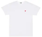 [COMME des GARCONS PLAY] Small Red Emblem Tee Men