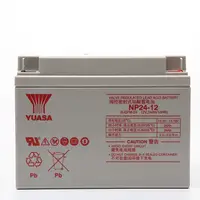 在飛比找蝦皮購物優惠-YUASA淺閥控式鉛酸免維護蓄電池12V24AH