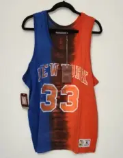 Mitchell & Ness Mens Sz XL New York Knicks NBA Patrick Ewing TieDye Tank Jersey