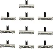 ERINGOGO Set of 10 B50k Potentiometer Knobs 45mm Sliding Potentiometer Guitar Ohm Resistance