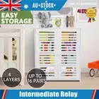 Shoe Cabinet Floor Storage Shelf Wooden Toilet Organizer Cupboard Bedroom