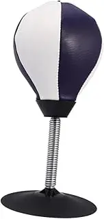 NOLITOY Tabletop Boxing Ball with Suction Cup Punching Ball for Office Use Eye Coordination Exercise Color Includes Heavy Spring for Stability