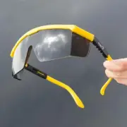 VAWiK VA200 Smoke Safety Glasses Yellow & Black for Machinists 12 PAIRS