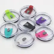 Splash Spill Proof Straw Hole Cup Lid Cover for 20/30Oz Rambler Tumbler Cups