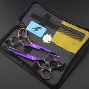 Hair Cutting Scissors Set Professional 6.0 Inches 4CR Stainless Steel Thinning Scissor, Hairdressing Shears for Barbers and Salon,Men,Women and Kids