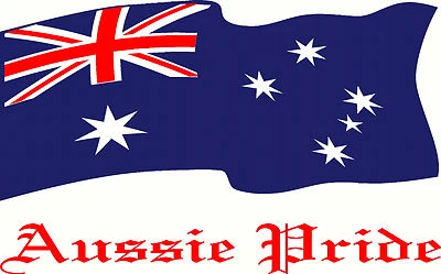 Aussie Pride Australia Flag Car, Ute, Boat, Truck, Sticker Decal 600 x 365mm