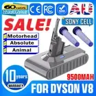 9500mAh for Dyson V8 Battery Animal SV10 Absolute Motorhead Sony Cell / Filters
