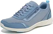 [Vionic] Agile Cassis Women's Trainers Lace Up Supportive Walking Shoes for Heel Pain, Plantar Fasciitis with Orthotic Insole Arch Support Wide Fit