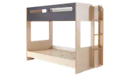 Charlie Bunk Frame - King Single / Charcoal