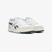 Reebok BB 4000 II 100033848 Sneaker Men's White Blue Leather Basketball Shoes