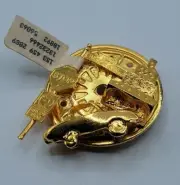 Vintage Ballou Regd Taxi Brooch Pin Cab Lapel Bergdorf Goodman Tag Unique Estate