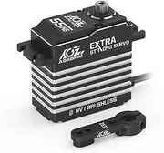 AGFRC 55KG Digital-Steering-Servo High-Torque Programmable - Full Metal Gear Brushless Servo for 1/8 1/10 RC Models, Control Angle 180° (A86BHM)