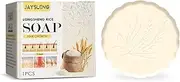 Daseey 1Pc Hair Growth Rice Soap Shampoo Bar Nourish Hair Root Balance Oily Scalp Increase Hair Volume