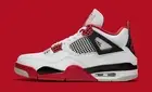 Size 11 - Nike Air Jordan 4 Retro Fire Red White 2020 DC7770-160 Brand New