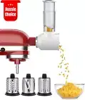 Slicer Shredder Attachment for KitchenAid Stand Mixer Vegetable Slicer & Cheese