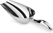 Small Metal Ice Scoop for Freezer - Ice Scoop for Ice Machine,Stainless Steel Ice Scoop Small,Mini Ice Scoop for Ice Cube Scoop,Heavy Duty,Dishwasher Safe,5 OZ Utility Metal Scoop