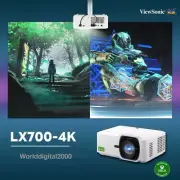 ViewSonic LX700-4K Laser Gaming Home Projector​ 3,500 ANSI OSD 23 Languages