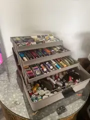Flambeau Tackle Box Full Of New Thread 170+ Spools