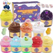 Gift Box 10 Pack Scented Mixed Slime Kit Butter, Cloud, Bingu Slime, Stress Rele